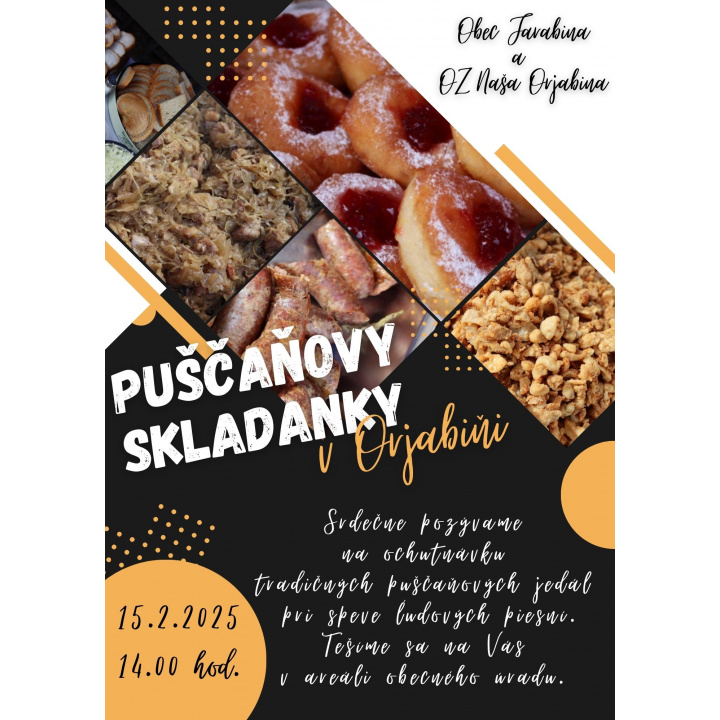 Menšia fotka pre článok Puščaňovy skladanky v Orjabiňi